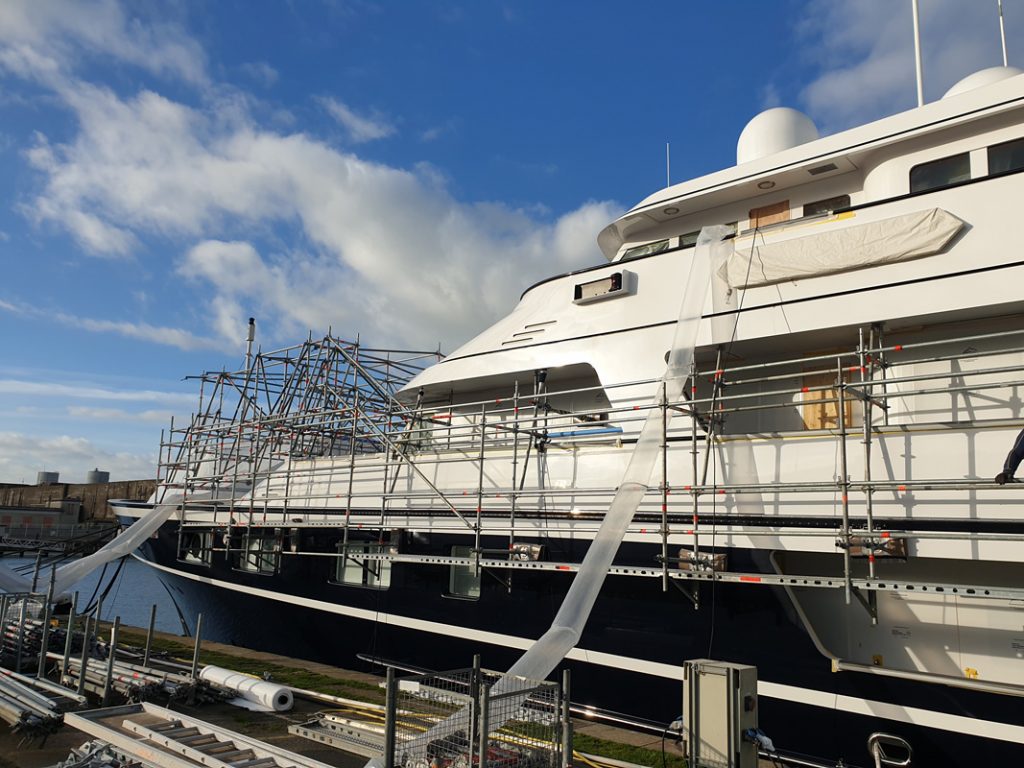 LA ROCHELLE - échafaudage bateau Virginian