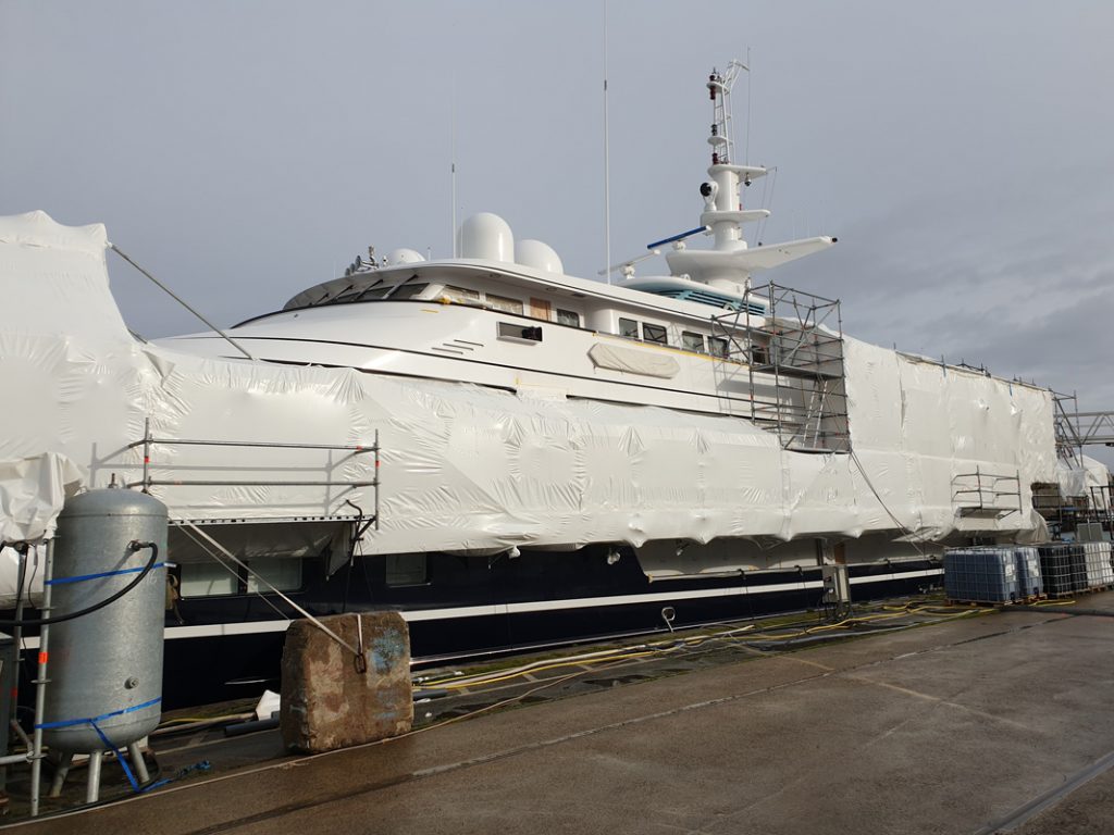 LA ROCHELLE - échafaudage bateau Virginian