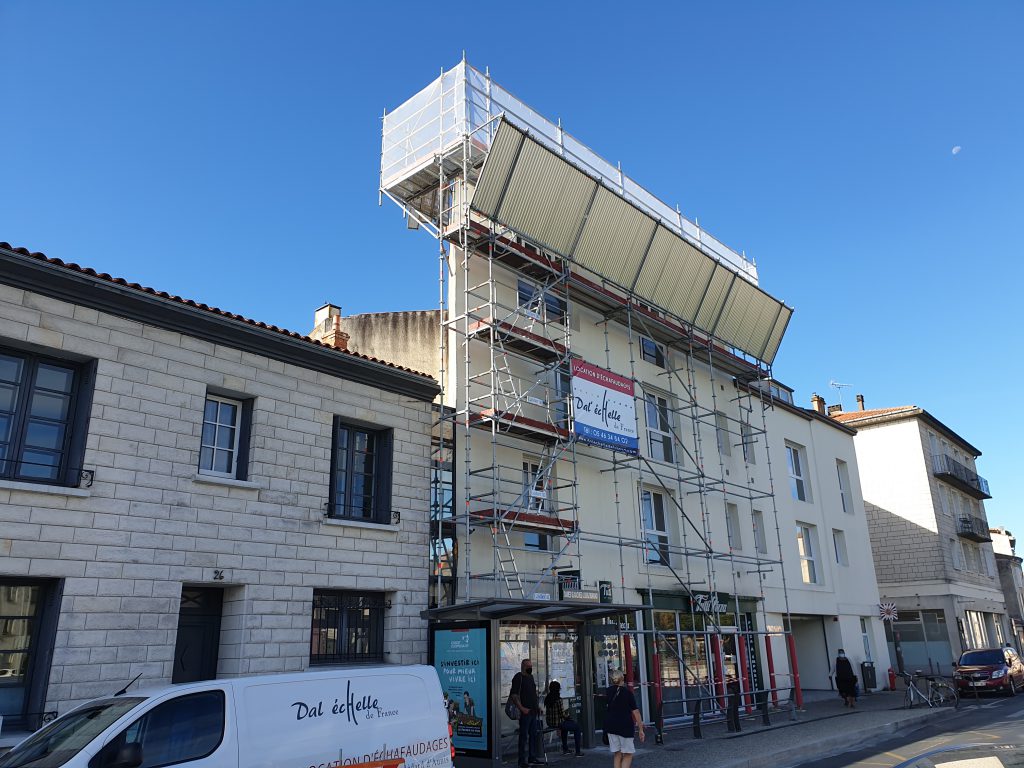 LA ROCHELLE - location échafaudage - Quai Louis Durand