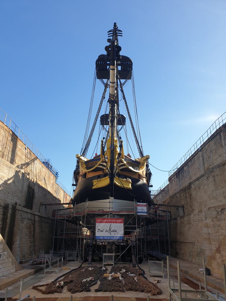 LA ROCHELLE - location échafaudage - Hermione